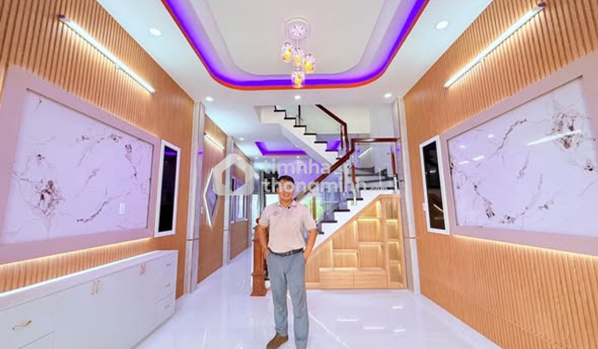 BÁN NHÀ MỚI XÂY SIÊU ĐẸP – 5 PHÒNG NGỦ – Ô TÔ TỚI CỬA - Hình ảnh bất động sản 1/4
