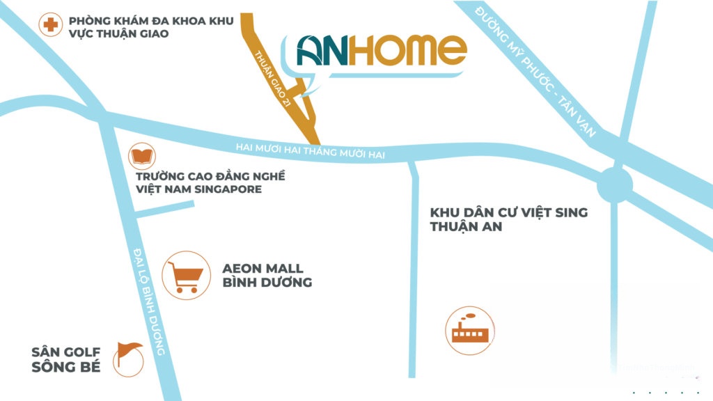 Vị trí dự án AnHome