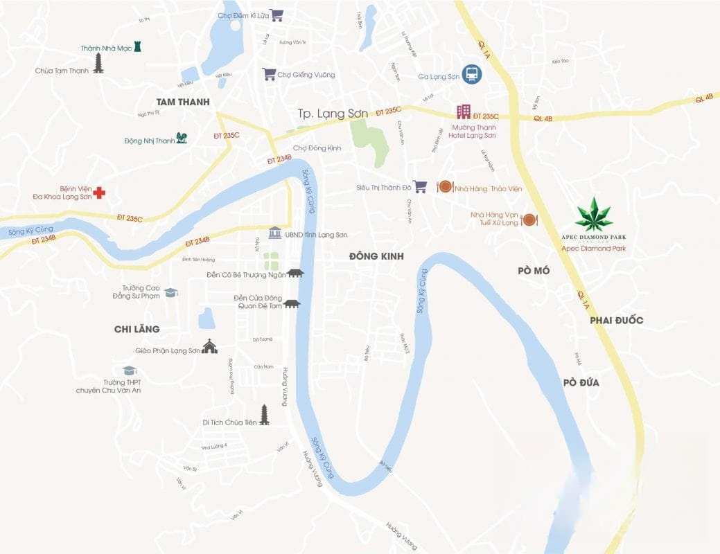 Vị trí dự án Apec Diamond Park
