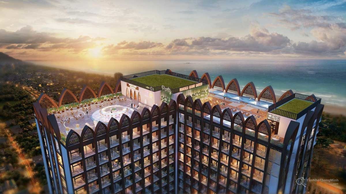 Tiện ích tầng thượng căn hộ Apec Mandala Grand Phú Yên
