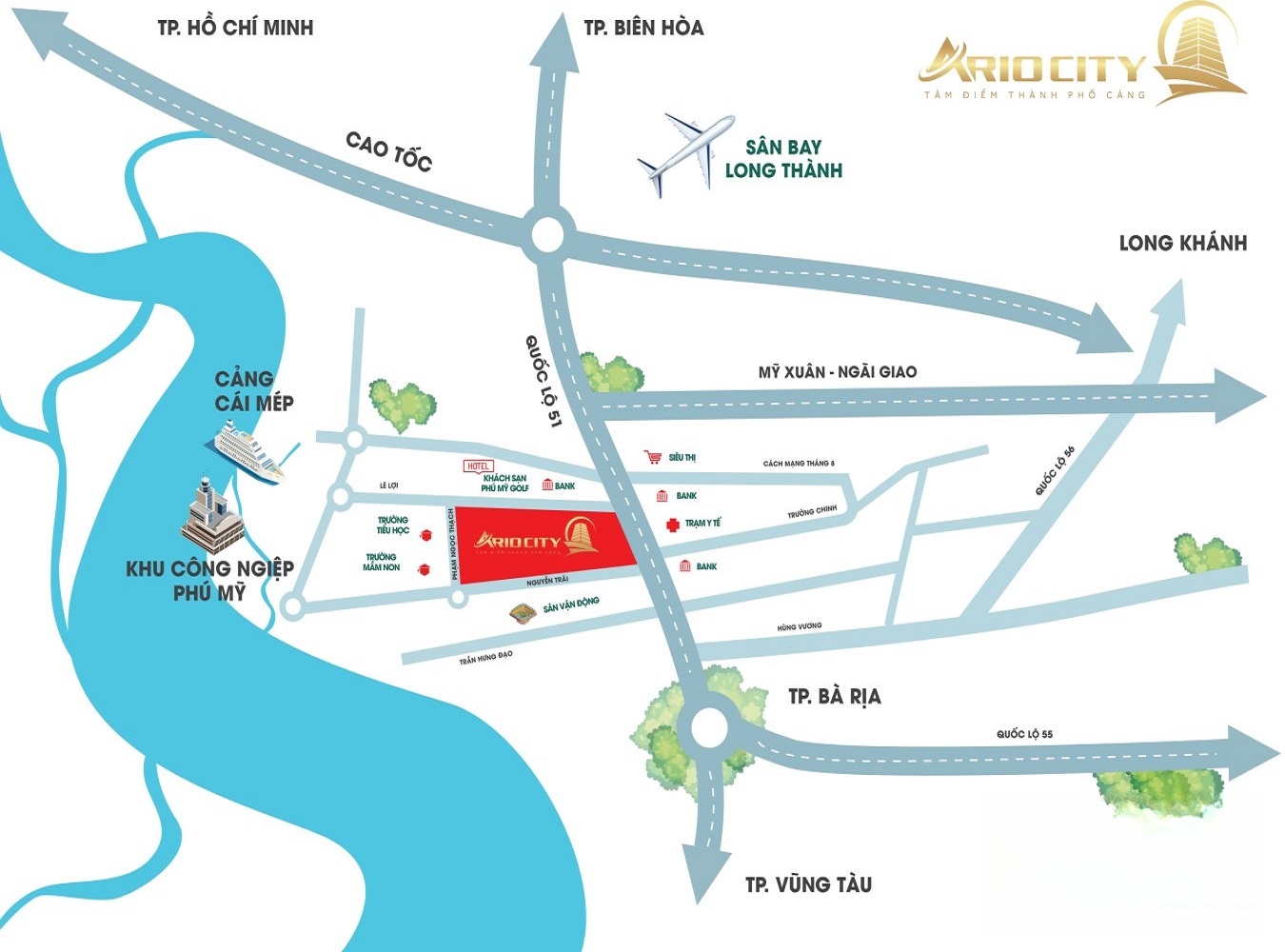 Vị trí dự án Ario City Vị trí dự án Ario City