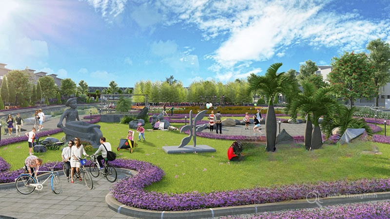 Công viên nội khu tại Bảo Long New City