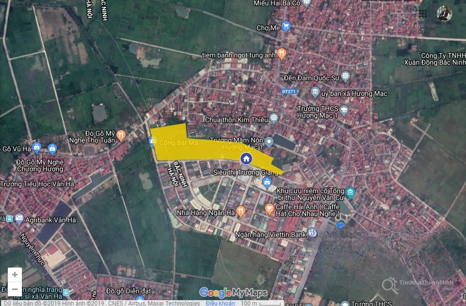 Vị trí dự án Bảo Long New City trên bản đồ