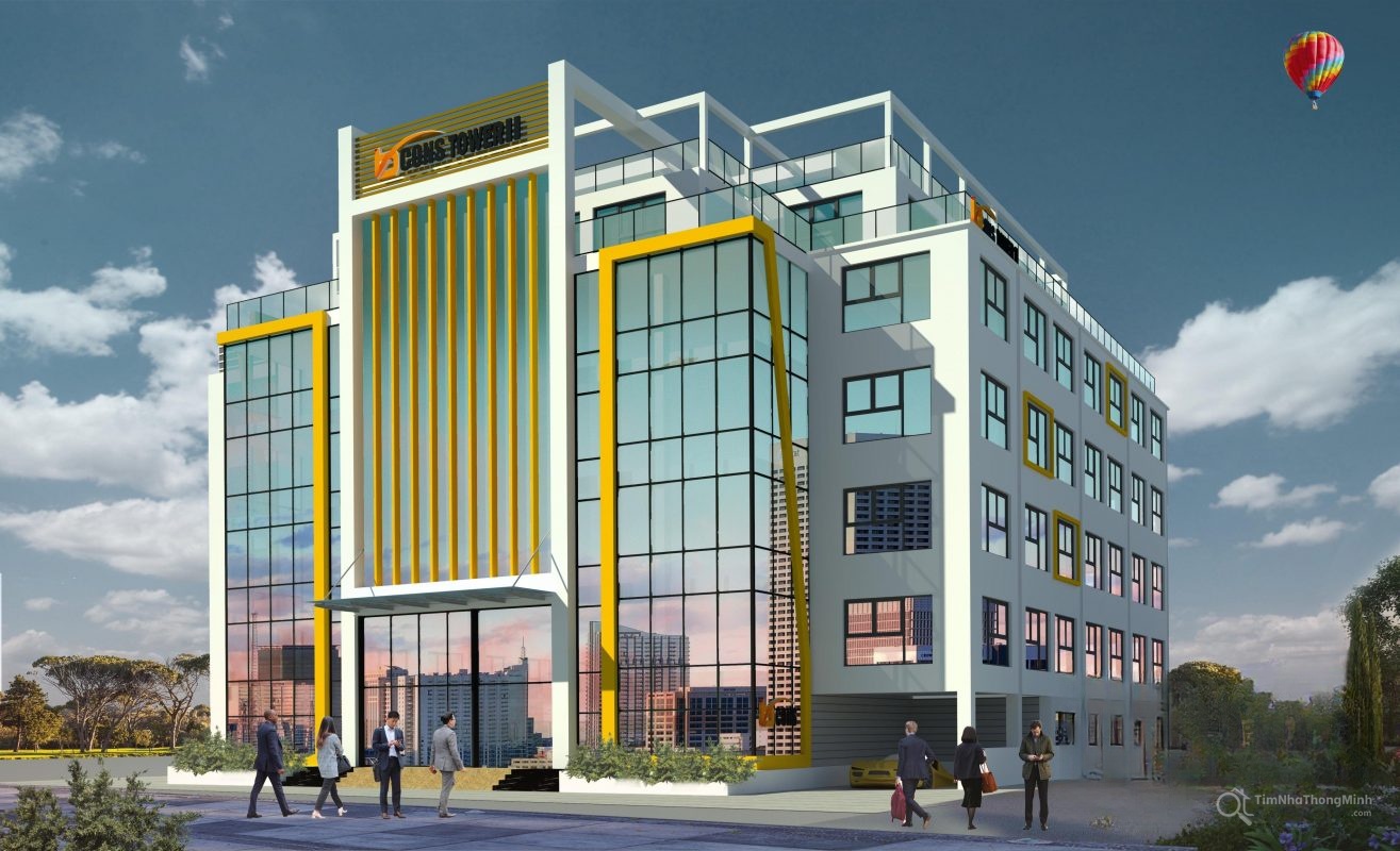 Phối cảnh tổng thể dự án Bcons Tower II
