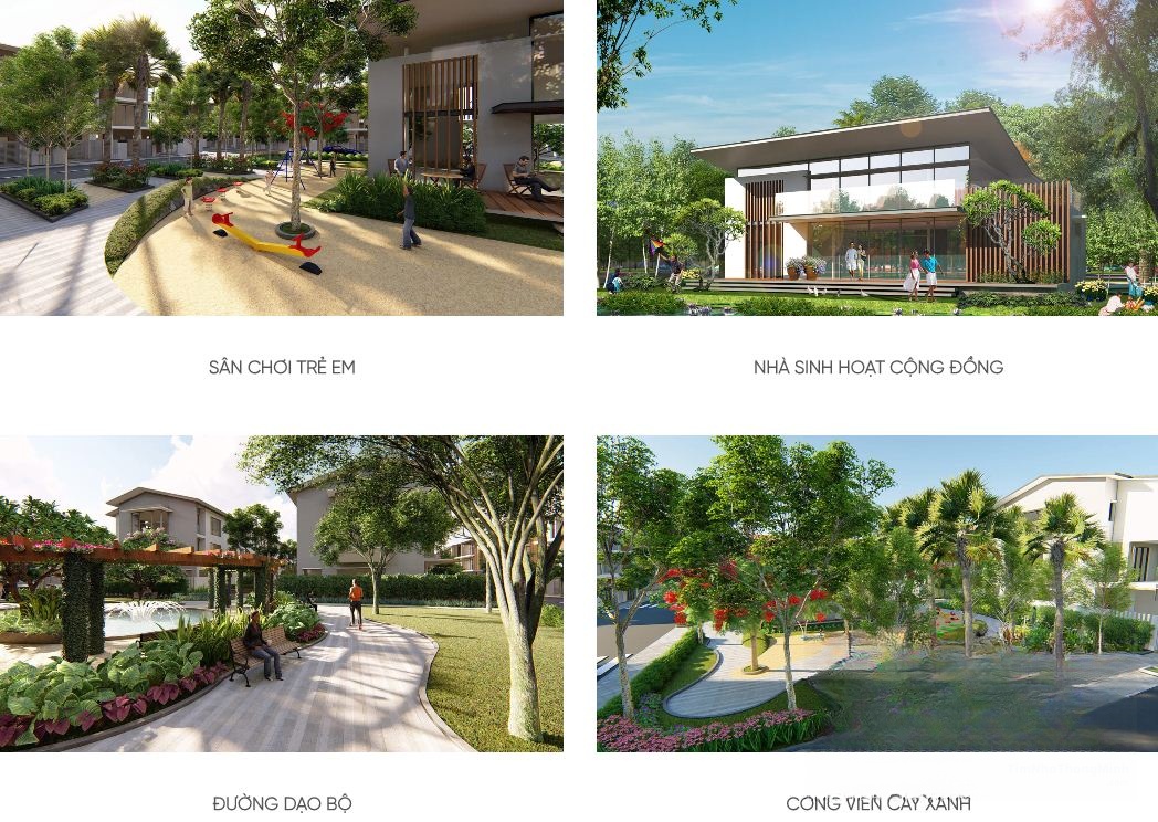 tiện ích nội khu Hệ thống tiện ích nội khu tại Belhomes Hải Phòng