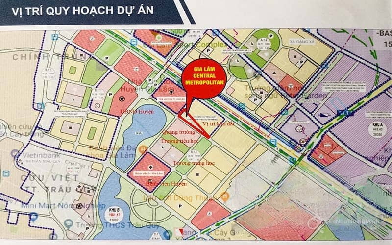 Vị trí dự án Central Metropolitan trên bản đồ