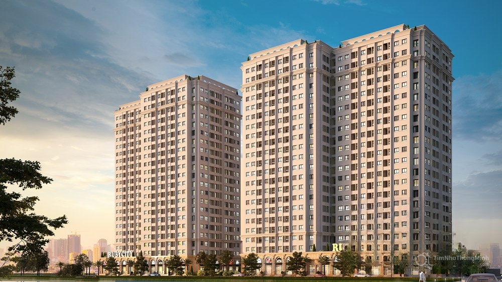 Phối cảnh tổng thể dự án Ruby City CT3 Phúc Lợi Phối cảnh tổng thể dự án Ruby City CT3 Phúc Lợi, quận Long Biên