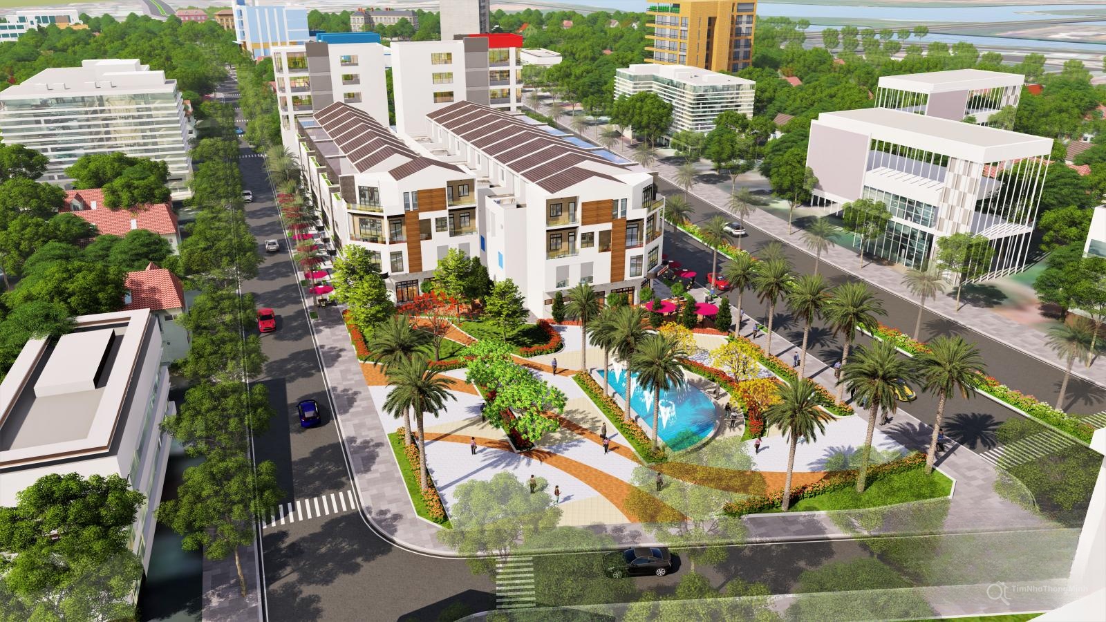Cảnh quan nội khu dự án Đà Nẵng New Center