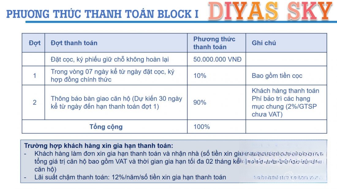 Căn hộ studio Diyas Sky Tân Bình
