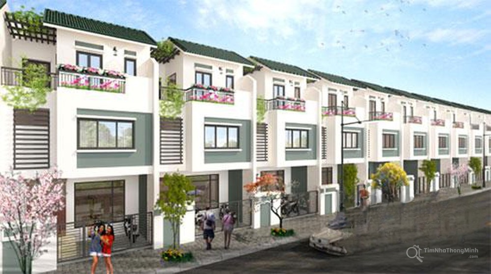 Phối cảnh phân khu Eco Forestina - khu liền kề nằm trong dự án Khu đô thị Quang Minh Green City
