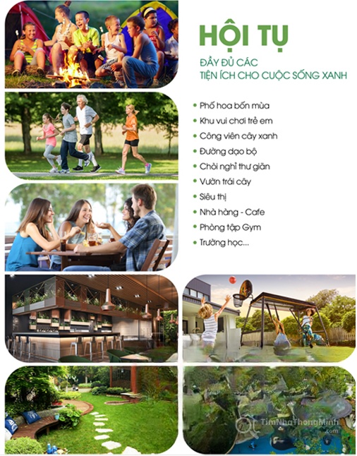 Mô tả Tiện ích nội khu dự án Eco Forestina