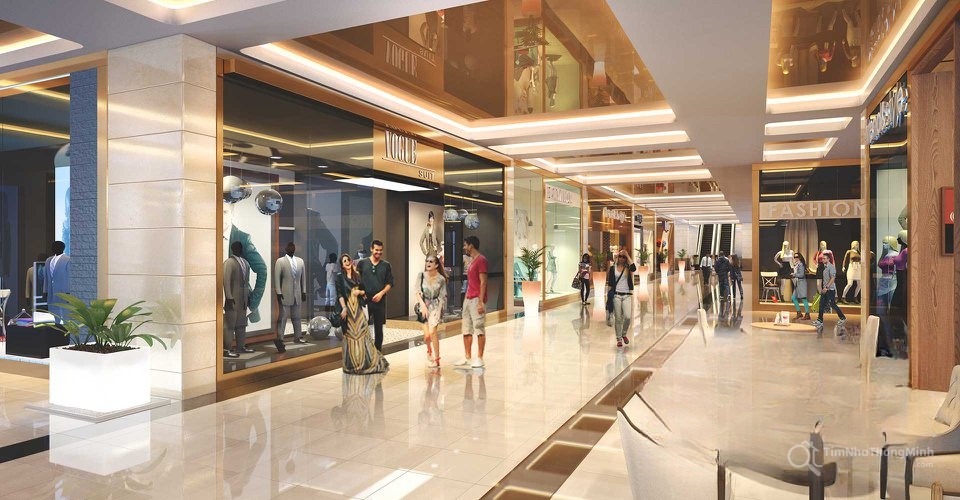 Trung tâm thương mại tại Green Building