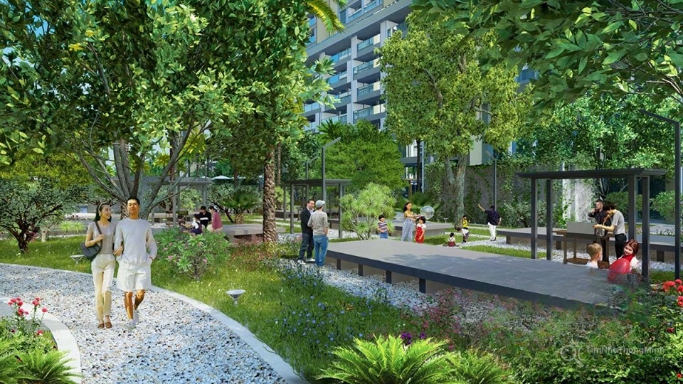 Công viên nội khu tại Green Building