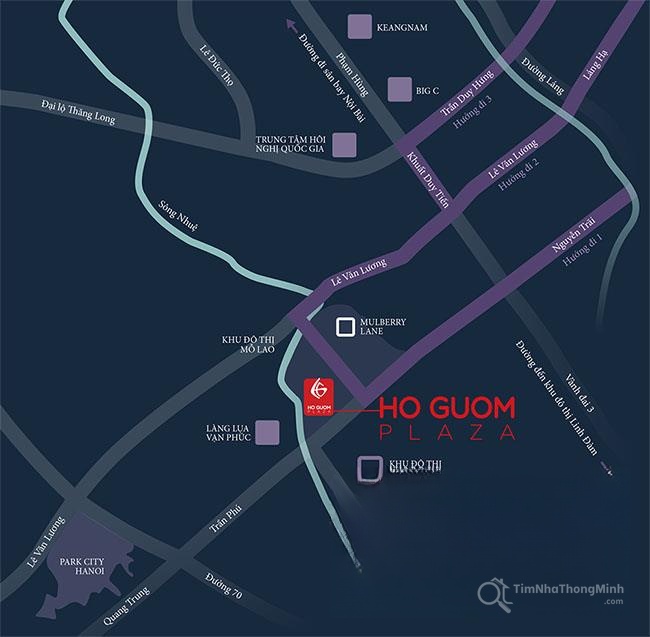 Vị trí Dự án Hồ Gươm Plaza