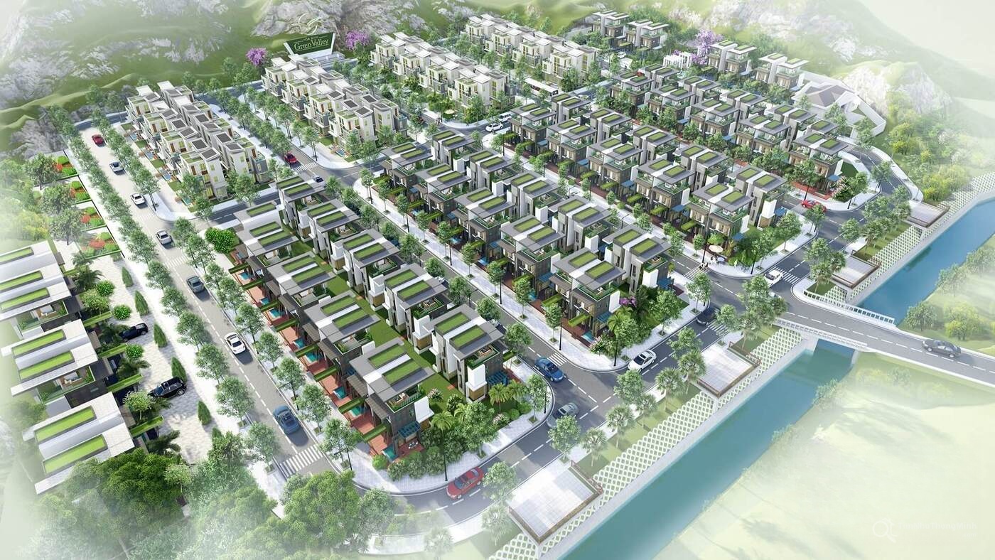 Phối cảnh tổng thể dự án Hòa Bình Green Valley tại xã Mông Hóa, Hòa Bình Phối cảnh tổng thể dự án Hòa Bình Green Valley