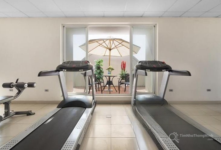 Phòng tập gym hiện đại Phòng tập gym hiện đại tại Hoa Đào Hotel