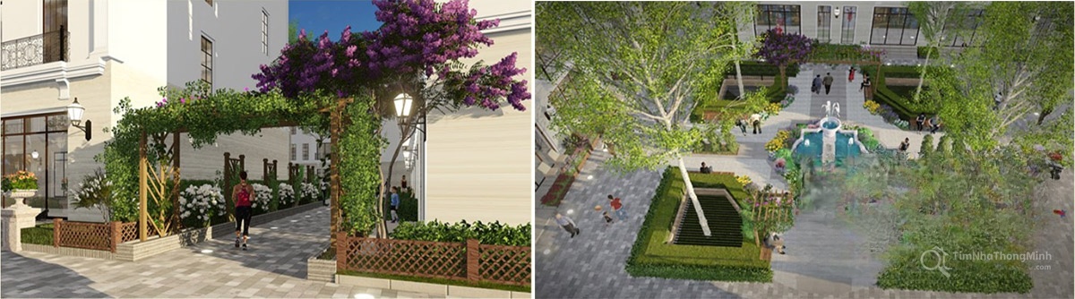 Cảnh quan nội khu Cảnh quan nội khu dự án Honor Village