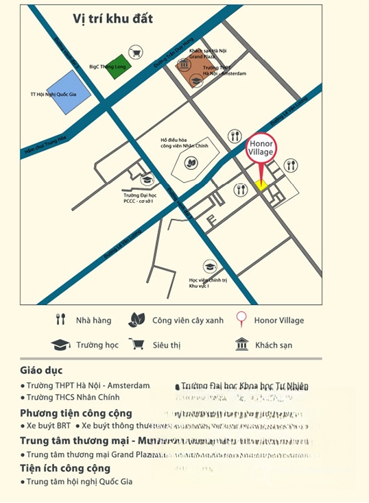 Vị trí dự án Honor Village trên bản đồ Vị trí dự án Honor Village