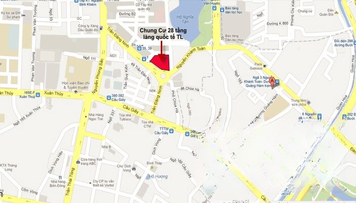 vị trí dự án