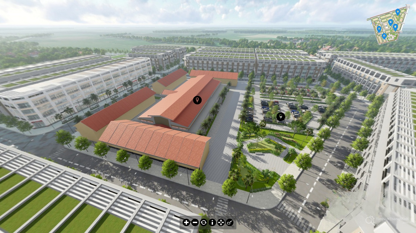 Khu chợ thương mại