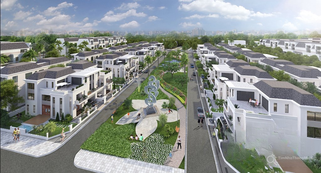 Phối cảnh dự án Khu dân cư Minh Trường Central Land