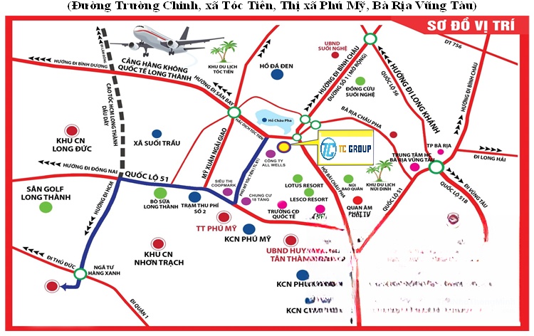 Vị trí dự án Khu dân cư nhà máy ALWELL - Phú Mỹ City 1 Vị trí dự án Khu dân cư nhà máy ALWELL - Phú Mỹ City 1