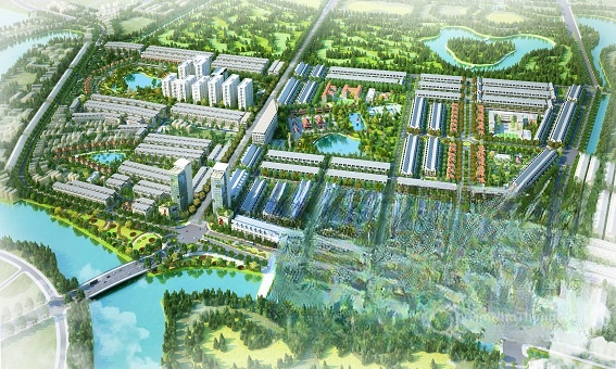 Phối cảnh tổng thể dự án Khu dân cư Tân Phú Hưng