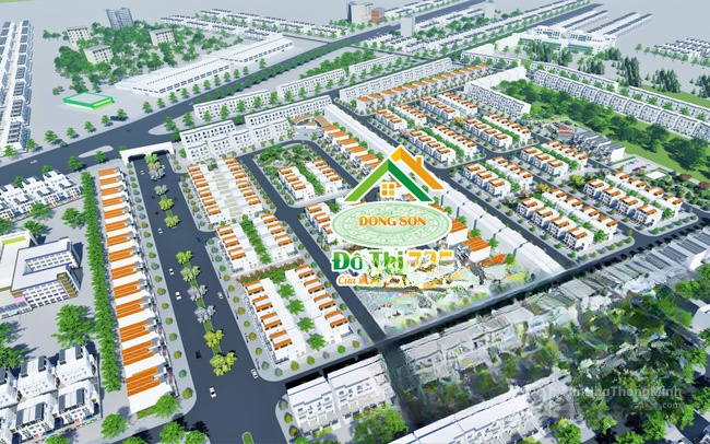 Phối cảnh tổng thể dự án Khu đô thị 725 Đông Sơn Phối cảnh tổng thể dự án Khu đô thị 725 Đông Sơn