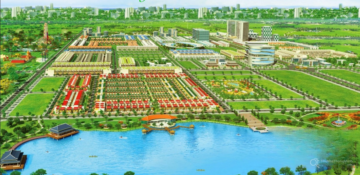 Phối cảnh tổng thể dự án Khu đô thị Hương Sen Garden