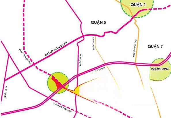vị trí dự án