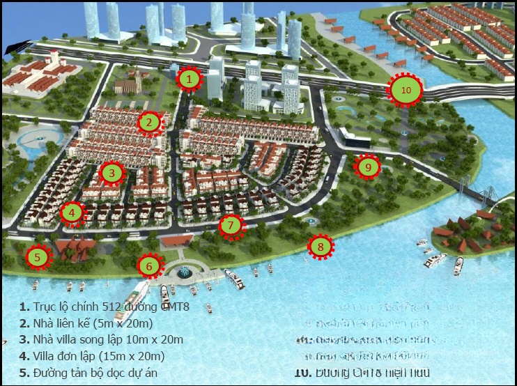 Tiện ích nội khu tại Khu đô thị An Bình Hồng Phát