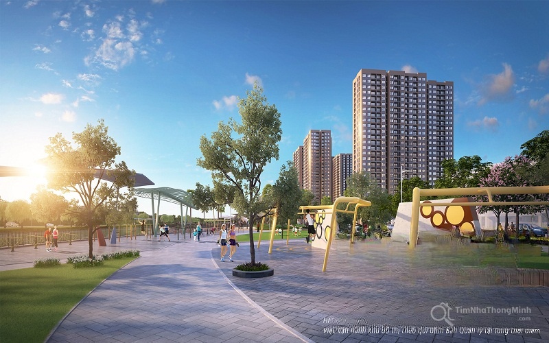 Khu công viên - luyện tập thể thao