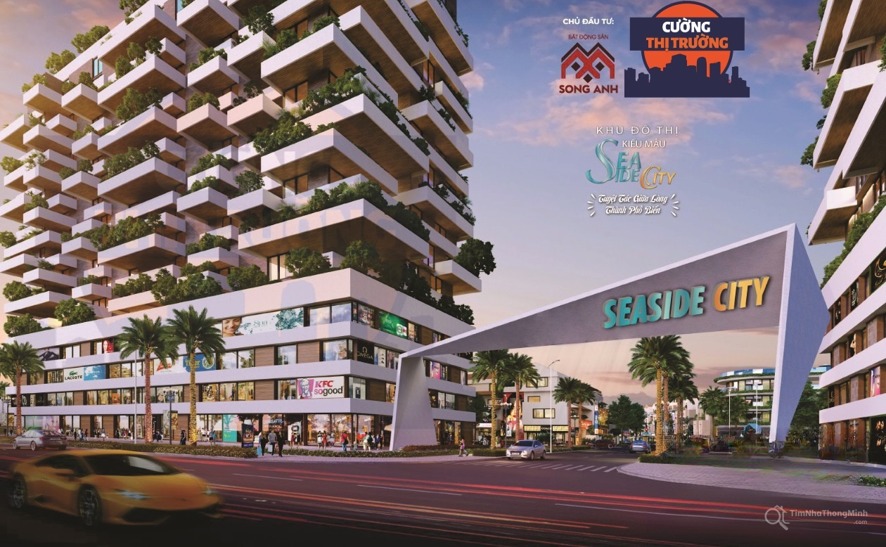 Phối cảnh dự án Khu đô thị Seaside City Phối cảnh dự án Khu đô thị Seaside City tại Rạch Giá, Kiên Giang