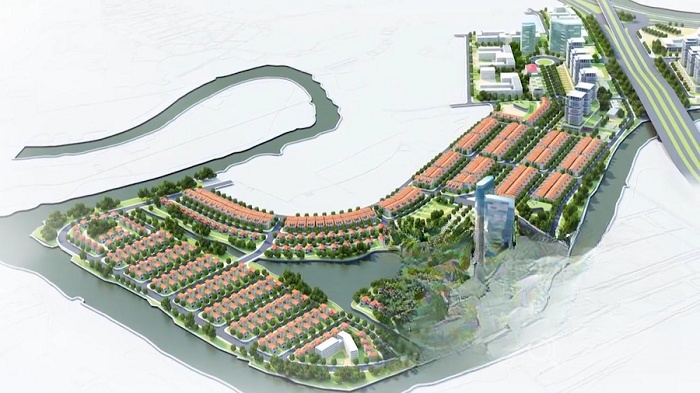 Phối cảnh tổng thể dự án Khu đô thị Việt Đức Legend City