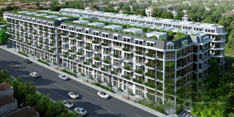 Khu liền kề Hải Ngân Phối cảnh tổng thể dự án Khu nhà ở thấp tầng Hải Ngân
