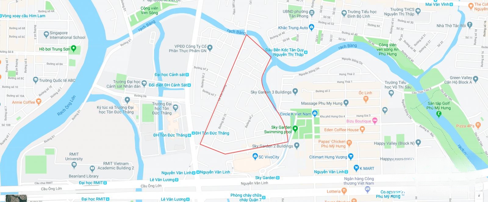 Vị trí dự án Khu nhà ở và nghỉ ngơi giải trí Tân Phong