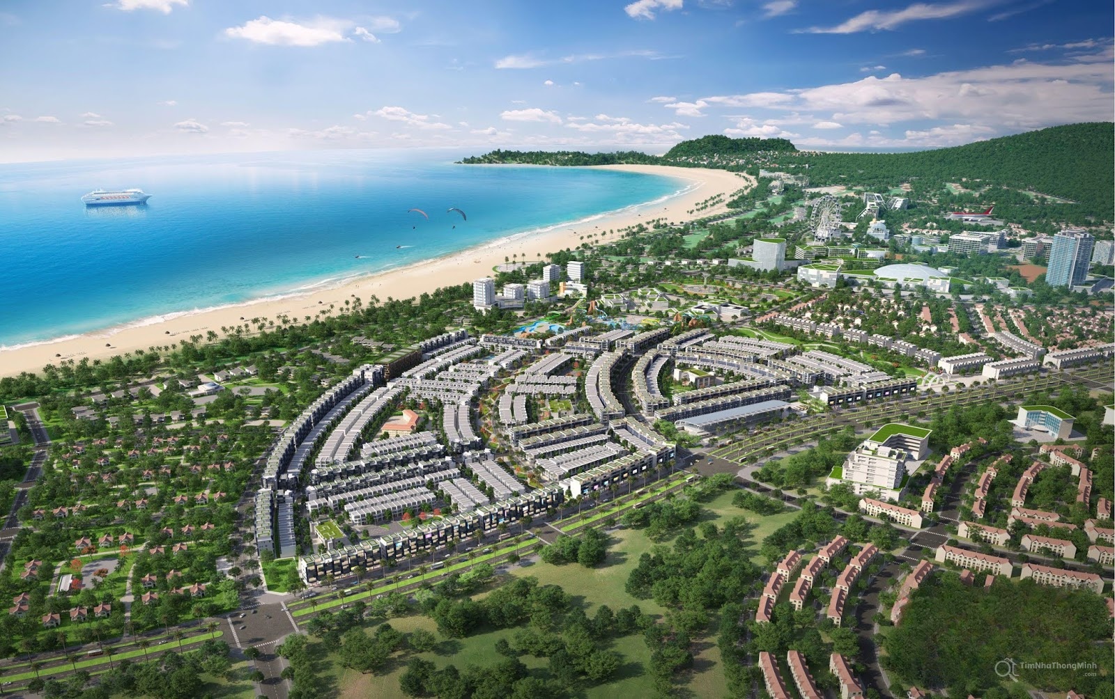 Phối cảnh tổng thể dự án Kỳ Co Gateway