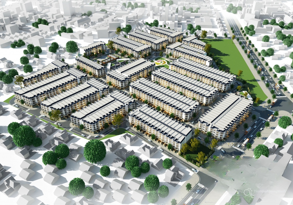 Phối cảnh tổng thể dự án Long Hội Central Point