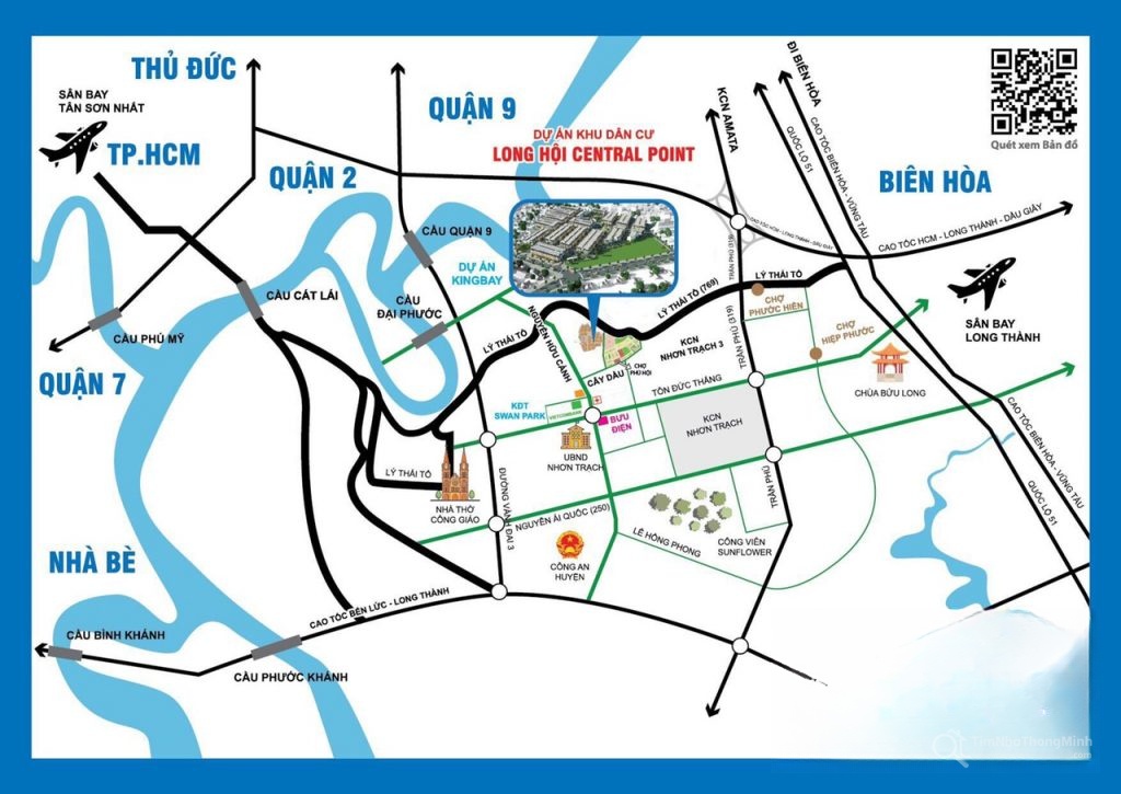 Vị trí dự án Long Hội Central Point