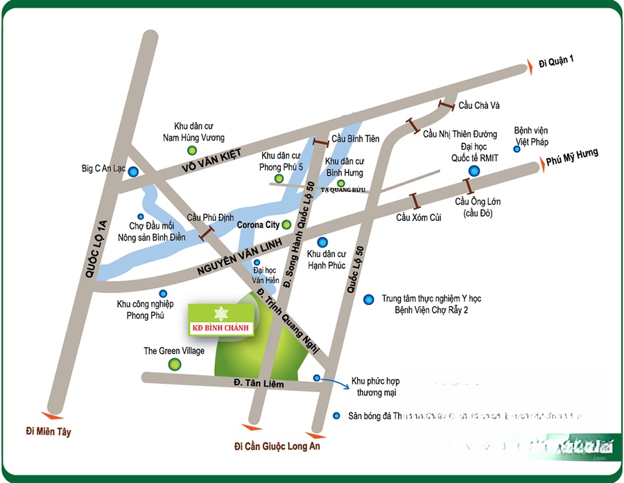 Vị trí nhà phố Lovera Park nhà phố Lovera Park
