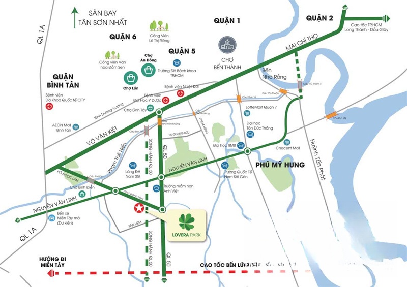 Vị trí dự án Lovera Premier