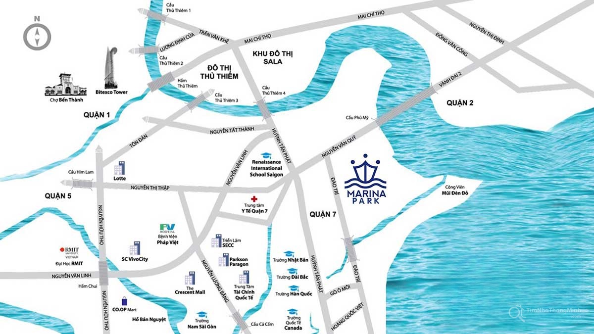 Vị trí dự án Marina Park