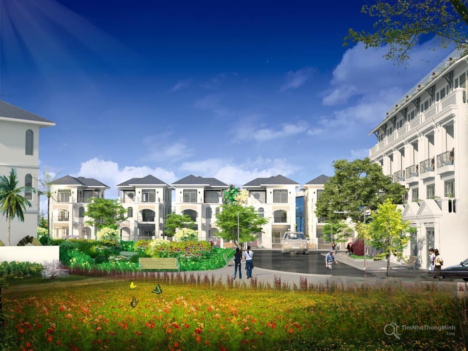 Công viên nội khu tại Mỏ Bạch Central Hills