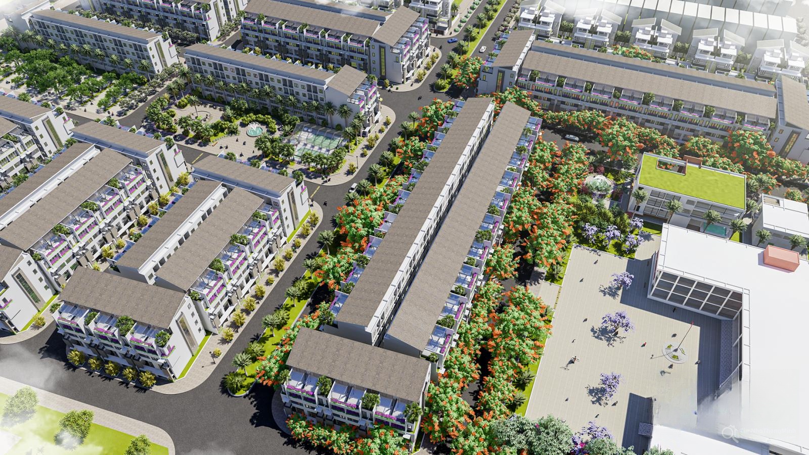 Phối cảnh tổng thể dự án Nam Thắng Residence Phối cảnh tổng thể dự án Nam Thắng Residence