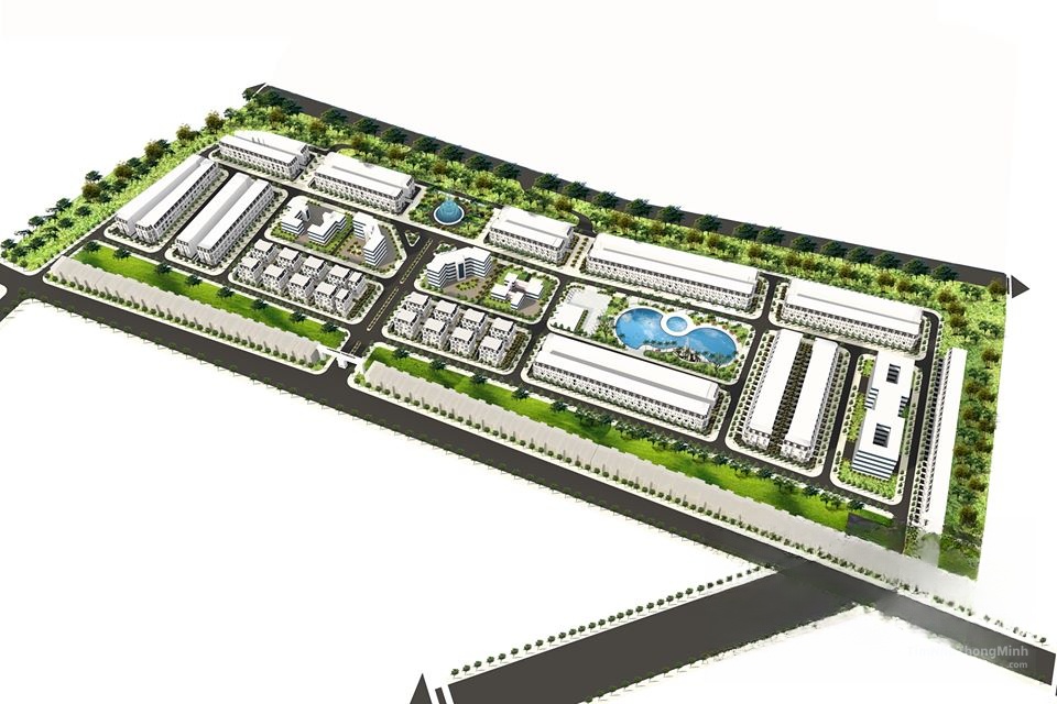 Phối cảnh tổng thể dự án Ngọc Sơn Riverside