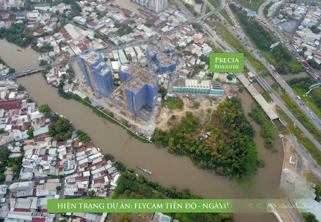 Vị trí dự án Nhà phố Precia Riverside