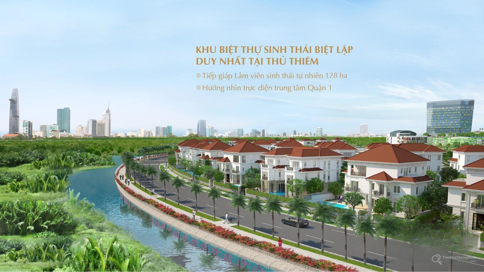 Phối cảnh dự án Khu biệt thự Saroma Villa