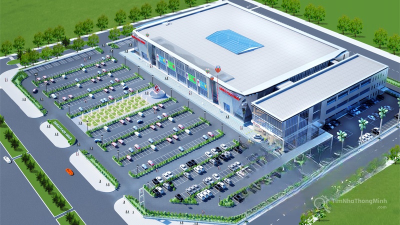 Phối cảnh tổng thể Savico MegaMall Long Biên Savico MegaMall Long Biên