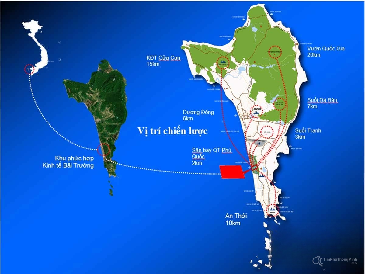 Vị trí dự án Selavia Bay Phú Quốc