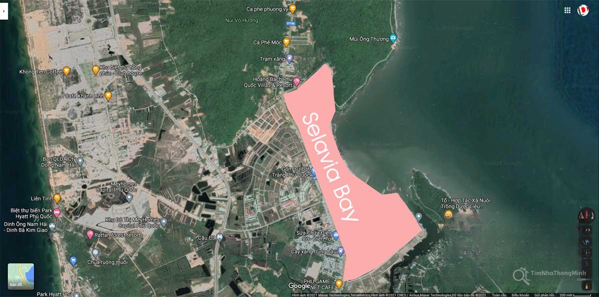 Vị trí dự án Selavia Bay Phú Quốc